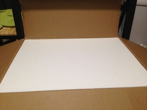 At first I was confused by the foam